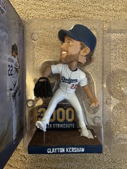 Bobblehead - Clayton Kershaw 3000 Strikeouts - New