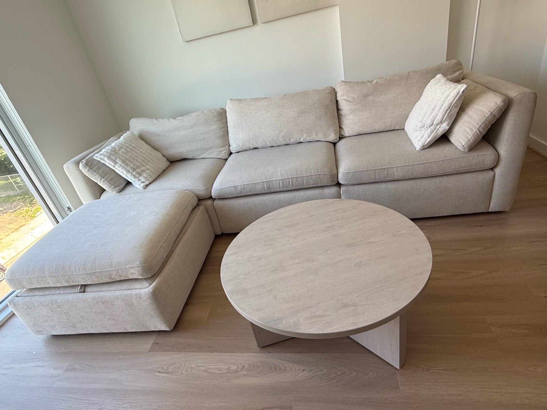 Sofa and coffee table