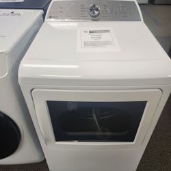 Profile 7.4 cu ft. Smart Electric Dryer in White with Sanitize Cycle and Sensor Dry, ENERGY STAR