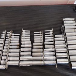 Snap on sockets set standard 3/8 and 1/2 drive 