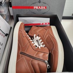 Prada Mens Hightop Shoes - 13USA