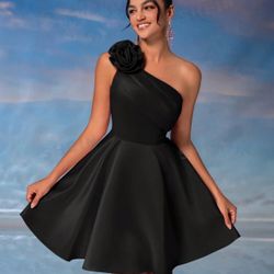 Black Elegant Dress- Size M