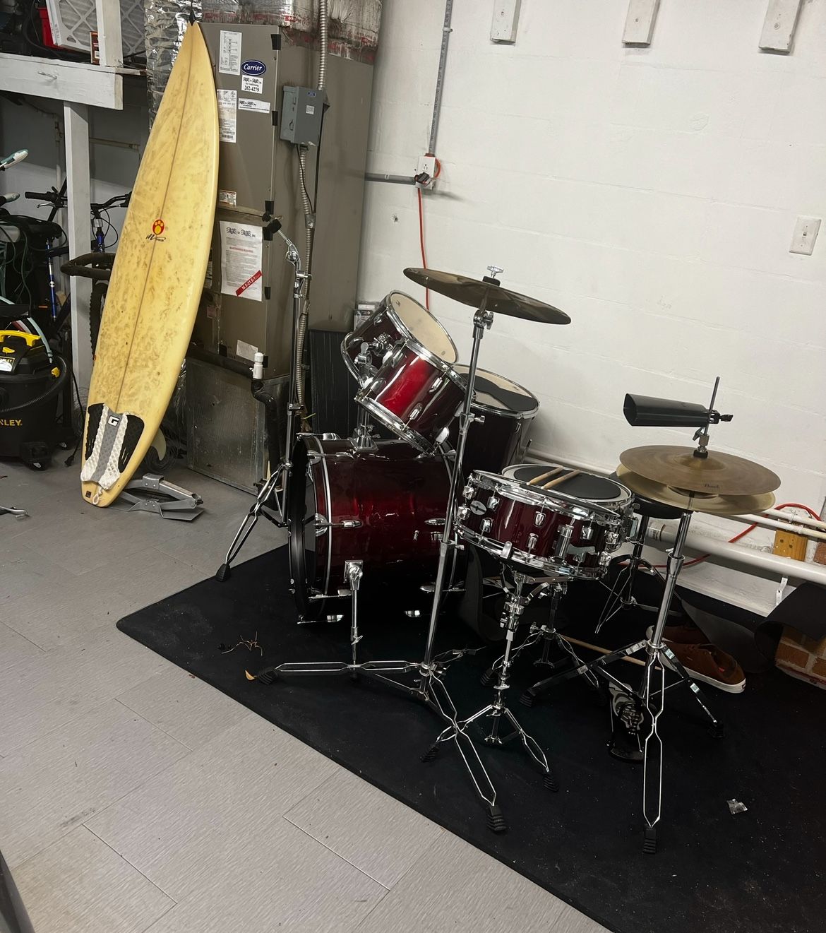 Pearl 5pc Drum set