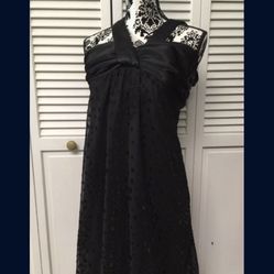 bisou bisou black Women's sleeveless evening /prom/party /formal dress 👗 👗    size Medium 