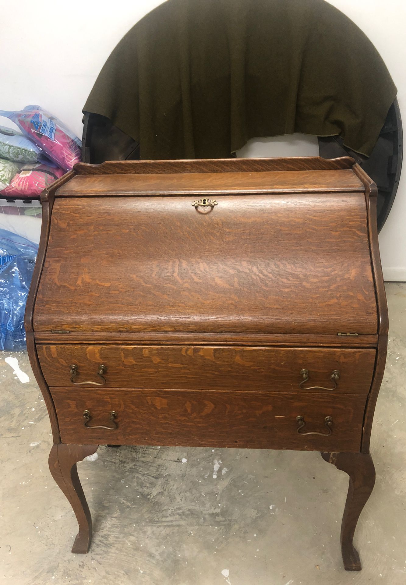 Antique oak desk