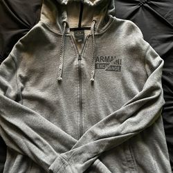 Armani Exchange Zip Up Sweatshirt