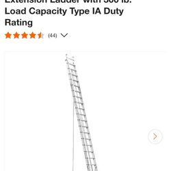 48' Aluminum Extension Ladder