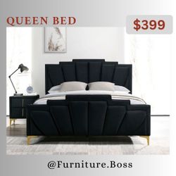 Black Queen Size Bed 