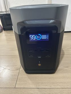 EF ECOFLOW Portable Power Station DELTA 2 Max 2048Wh, 2400W LiFePO4 Battery 2400W LFP Solar Generator, Full Charge in 1 Hr, Solar Powered Generator fo