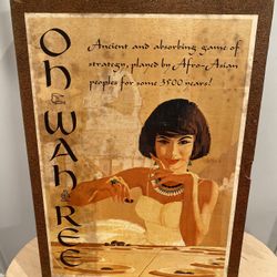 Vintage 1962 Oh-Wah-Ree 3M Bookshelf Board Game With Pouches And Instructions