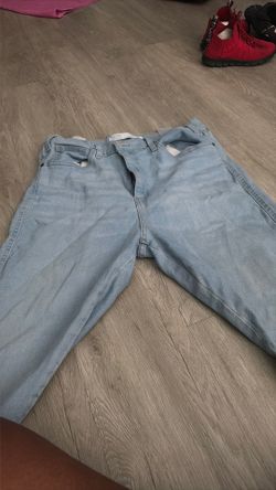 Female jeans and it is size 16