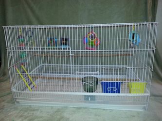 BIRD CAGE Medium Sized AND MANY TOYS