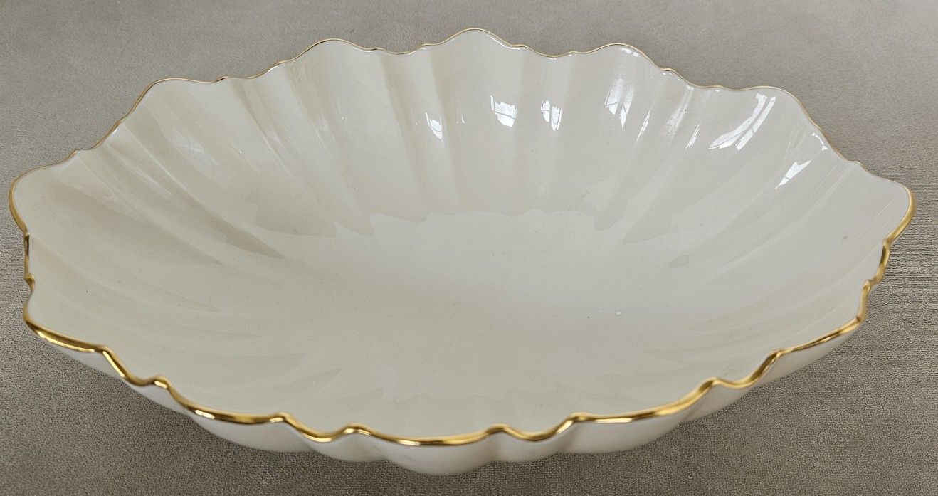 Lenox Symphony China 11" Centerpiece Bowl w/Gold Trim - Excellent!