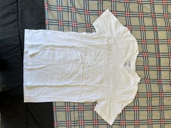 All White V-Neck Shirt