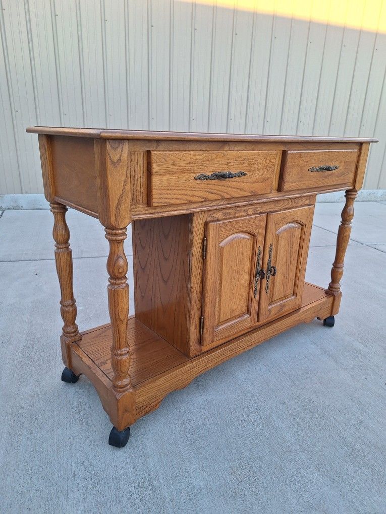 Kitchen Antique Small Buffet Table