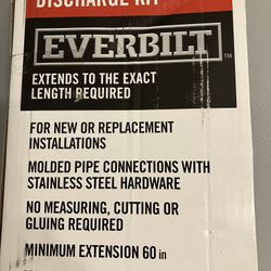 Everbilt Sump Pump Discharge Kit ( NEW )