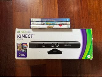 Xbox Kinect with 3 Games