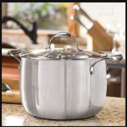 OLLA DE 8 QT DE ACERO INOXIDABLE TRI PLY PRINCESS HOUSE ⚘️ 