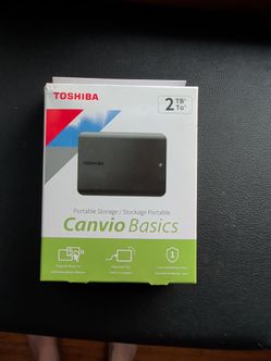 Toshiba 2TB External Hard Drive - Never Opened