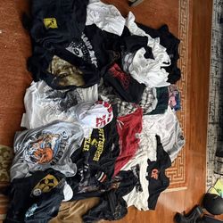 Bunch of teenage clothes
