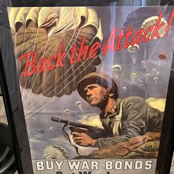 Back The Attack - WW2 Poster