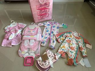 Girl baby shower gift bag