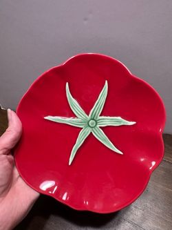 Now Designs Tomato Shaped Stoneware Plate