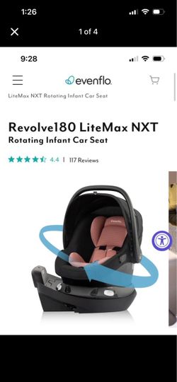 Evenflo Revolve180 LiteMax NXT Rotating Infant Car Seat