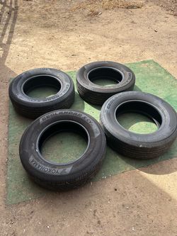 Set of Yokohama Geolamdar Tires