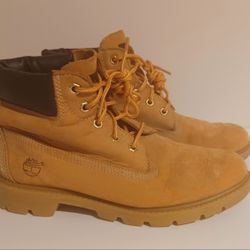 Men's Timberland Boots Leather Oil Resistance Sole - Size 5.5