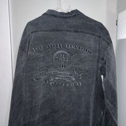 Grey Denim Jacket Size Medium