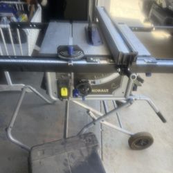 Kobalt table saw with Delta T3 Fence System 