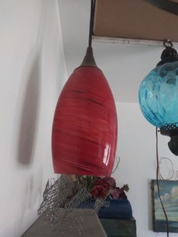 Red Pendant Hanging Light