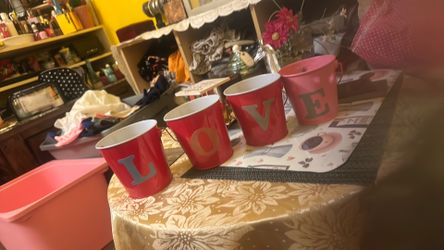 4 bases de metal $10 para plantas o velas