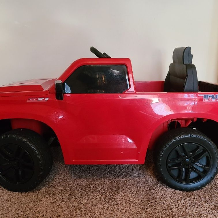 KALEE 6V Chevy Silverado Pick-Up Truck Ride On Toy Car