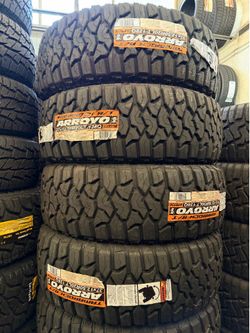 🚘🚨Vendo set de llantas Lt 37x12.50 20 arroyo R/T tires