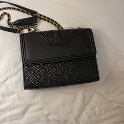 Tory Burch Leather Fleming Bag
