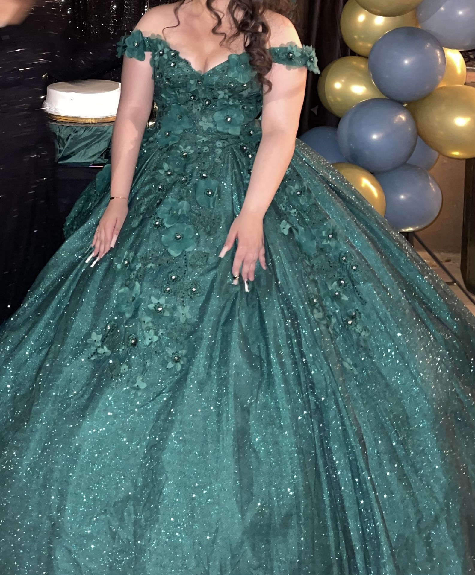 Emerald Green Quince Dress