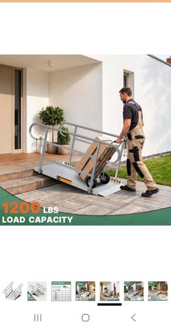 5FT Aluminum Ramp 1200 LBS Capacity