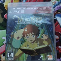 Ni No Kuni Wrath Of The White Witch Playstation 3/PS3 (Read Description)