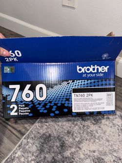 Brother TN760 High-Yield Toner Cartridge 2-Pack