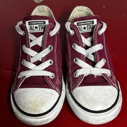 Converse Chuck Taylor All Star Kids Low Top Cherry Daze Sneaker Size 10