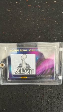 2013 Panini Fathers Day MERCEDES-BENZ SUPERDOME Super Bowl Patch Card
