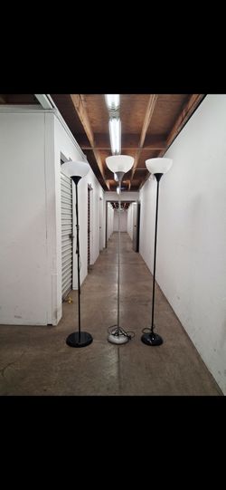 Standing lamps $10 each Pickup 3-8:30 pm rainbow/charleston cash only read description