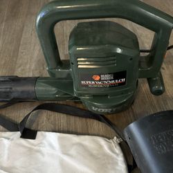 Electric Leaf Blower  Black And Decker Vac And Mulch 