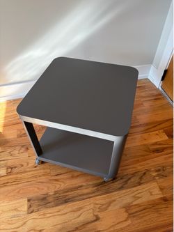 Side table on casters (IKEA)
