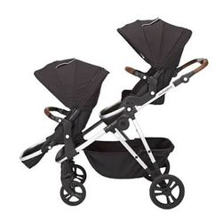 Mockingbird Single-to-Double Stroller 2.0 + 2 Seats + Car Seat Adapter + Extras