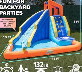 Splash and Slide Inflatable Water Slide