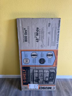 5-Shelf Heavy Duty Adjustable Metal Garage Storage Shelving Unit in Black (48 in. W x 72 in. H x 24 in. D)