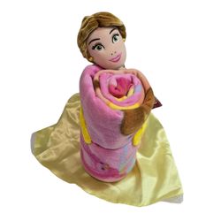 Disney Store Beautiful Princess Belle Throw And Plush Set Beauty And The Beast